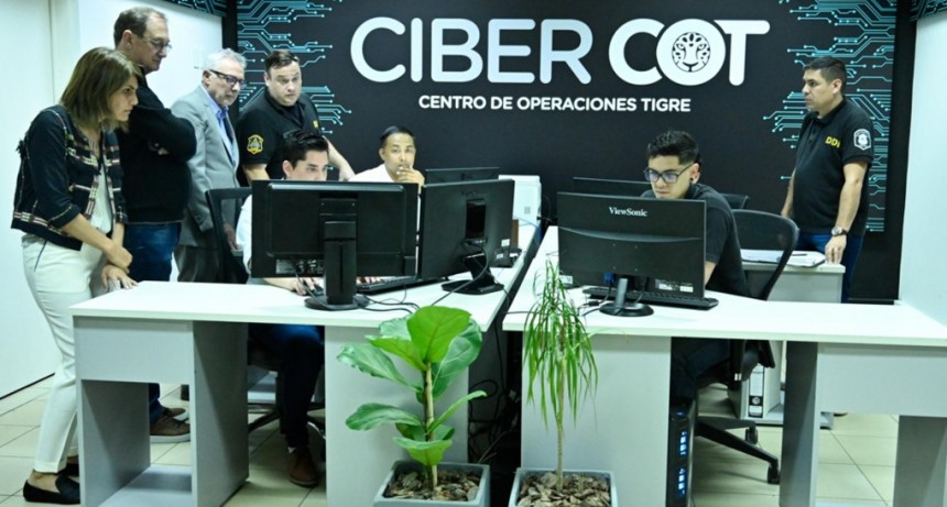Julio Zamora presentó la oficina de CiberCOT: la herramienta que busca intensificar la lucha contra los delitos informáticos en el Municipio de Tigre