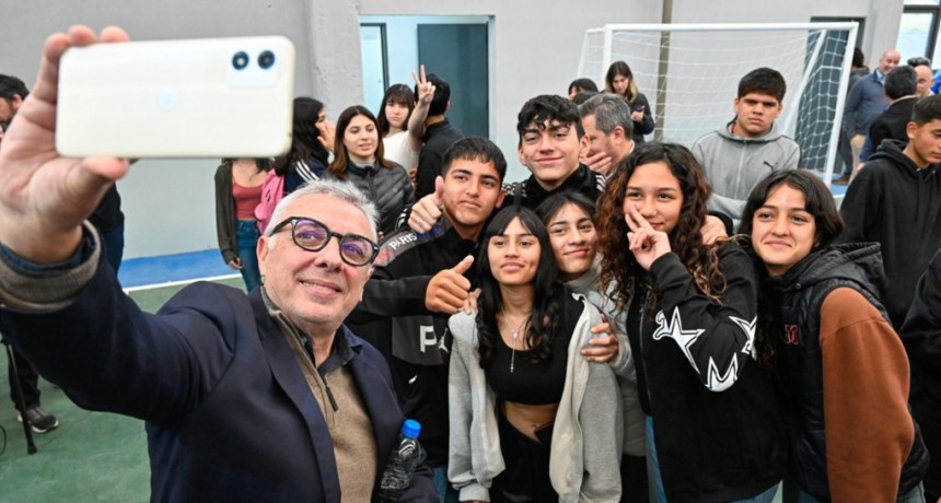 Julio Zamora inauguró el SUM y gimnasio deportivo de la EES N°11 “Juana Azurduy” de Don Torcuato