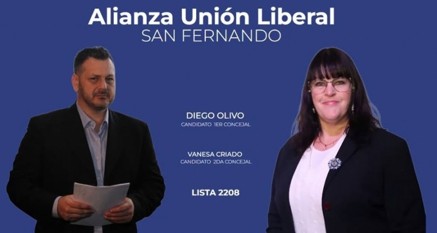 Diego Olivo, candidato a Primer Concejal por la Alianza Unión Liberal: “La gran pregunta de los vecinos es la diferencia entre libertarios y liberales”