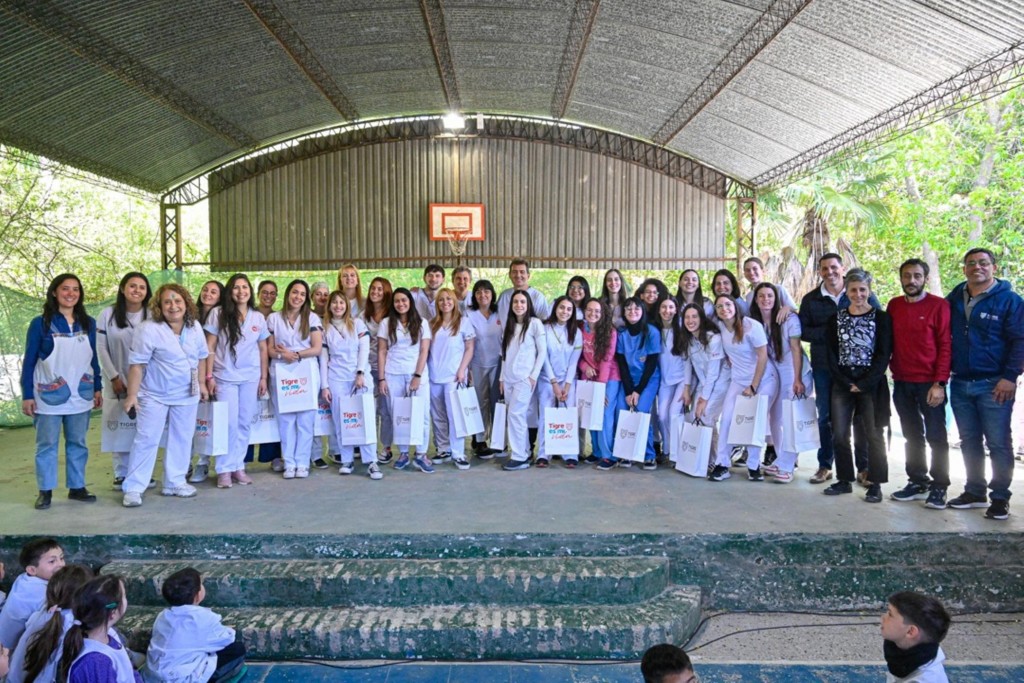 El Municipio llevó adelante el cierre de la Semana de Salud bucal del programa “Sonríe Tigre” en Islas del Delta