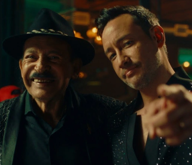Luciano Pereyra junto a Antonio Ríos