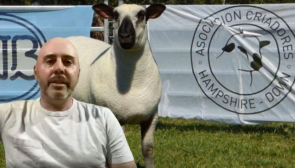 La Unión hace la fuerza: desde Cañuelas, Luis sueña con ser campeón mundial con sus ovinos