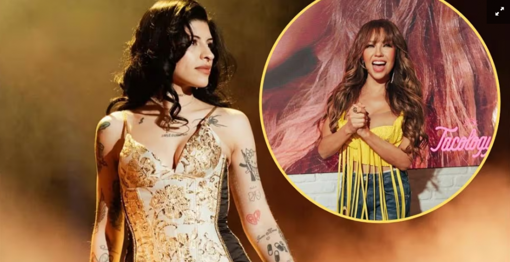 Thalía felicitó a Cazzu por su interpretación de 