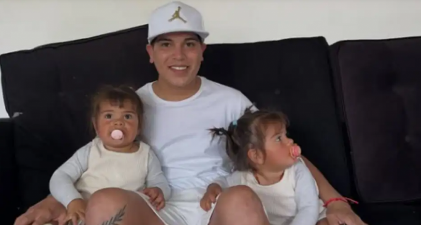La emotiva publicación que compartió Thiago Medina junto a sus hijas Aimé y Laia