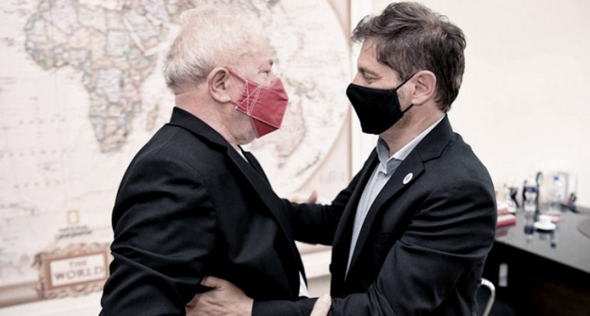 Kicillof se reunió con Lula con la misión de 