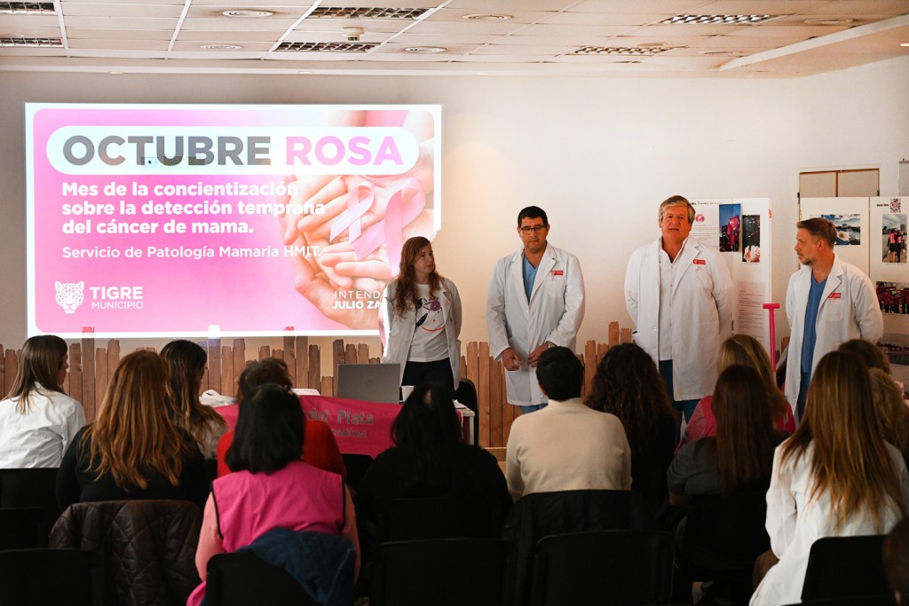 Octubre Rosa: el Municipio de Tigre continúa concientizando sobre la prevención del cáncer de mama