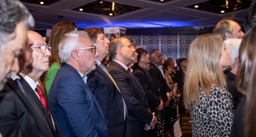 Julio Zamora acompañó el encuentro anual de la DAIA, dedicado al pedido de liberación de los secuestrados por Hamás