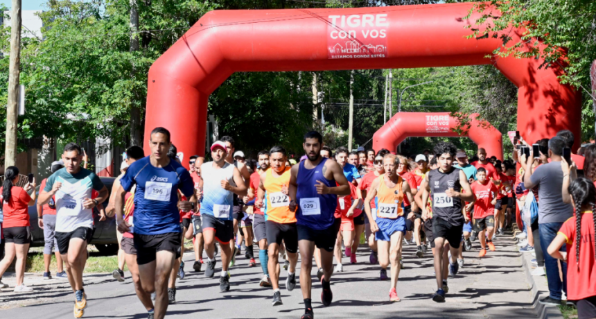 Las familias de Don Torcuato fueron las grandes ganadoras de una nueva edición de la Carrera Comunidad de Tigre