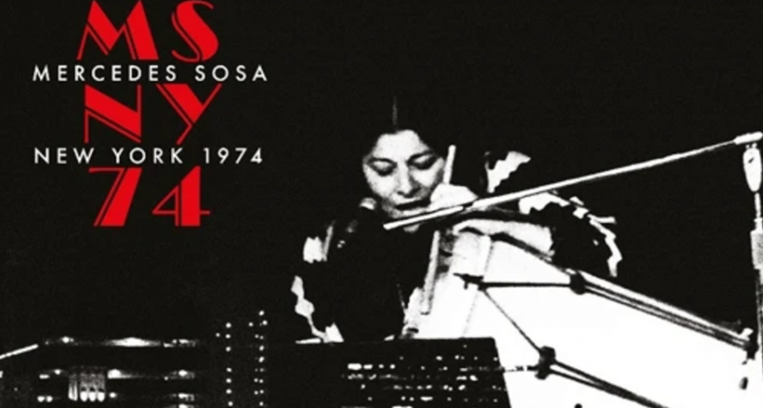 Lanzan en disco una histórica actuación de Mercedes Sosa