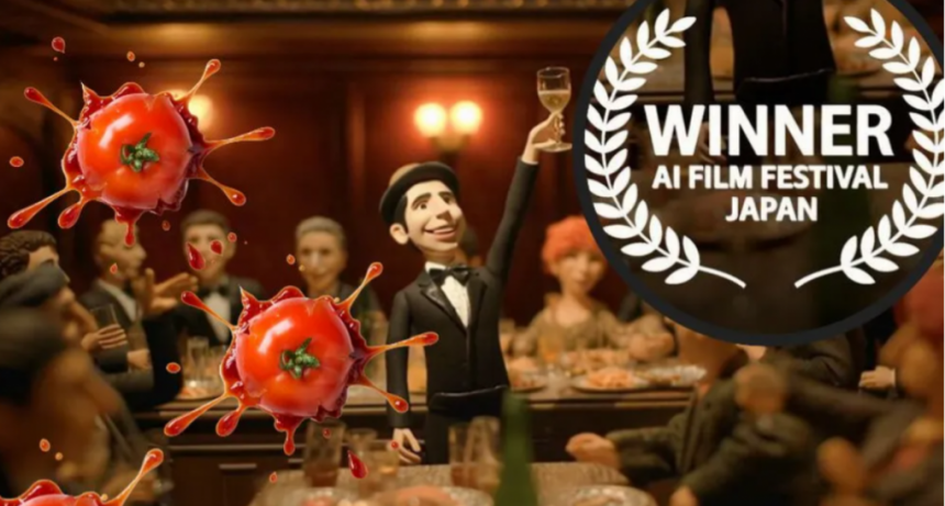 Orgullo por el cortometraje sobre Carlos Gardel hecho con Inteligencia Artificial que ganó un premio