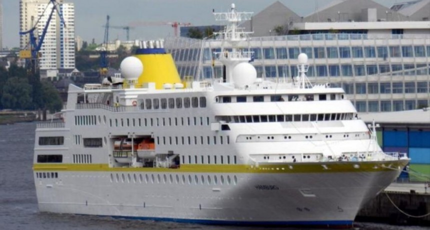  Salud aisló a todos a bordo del crucero Hamburg, por un nuevo caso positivo de Covid 