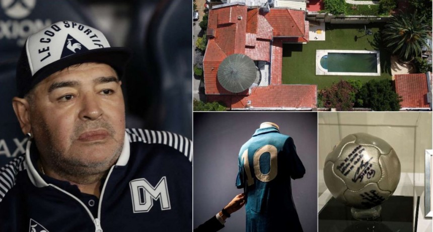 Este domingo se subastan más de 50 bienes de Maradona