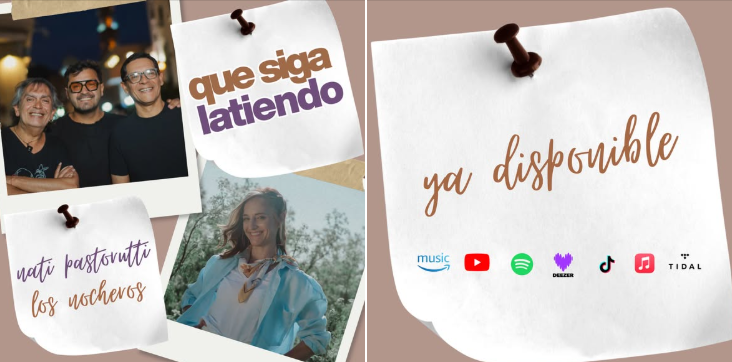 Los Nocheros y Nati Pastorutti unieron sus voces en una canción que late desde el corazón