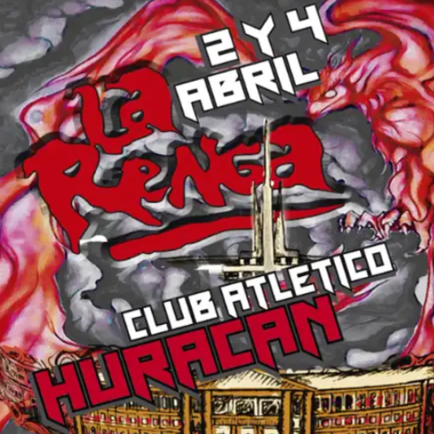 La Renga vuelve a Huracán con dos noches de rock en abril de 2026